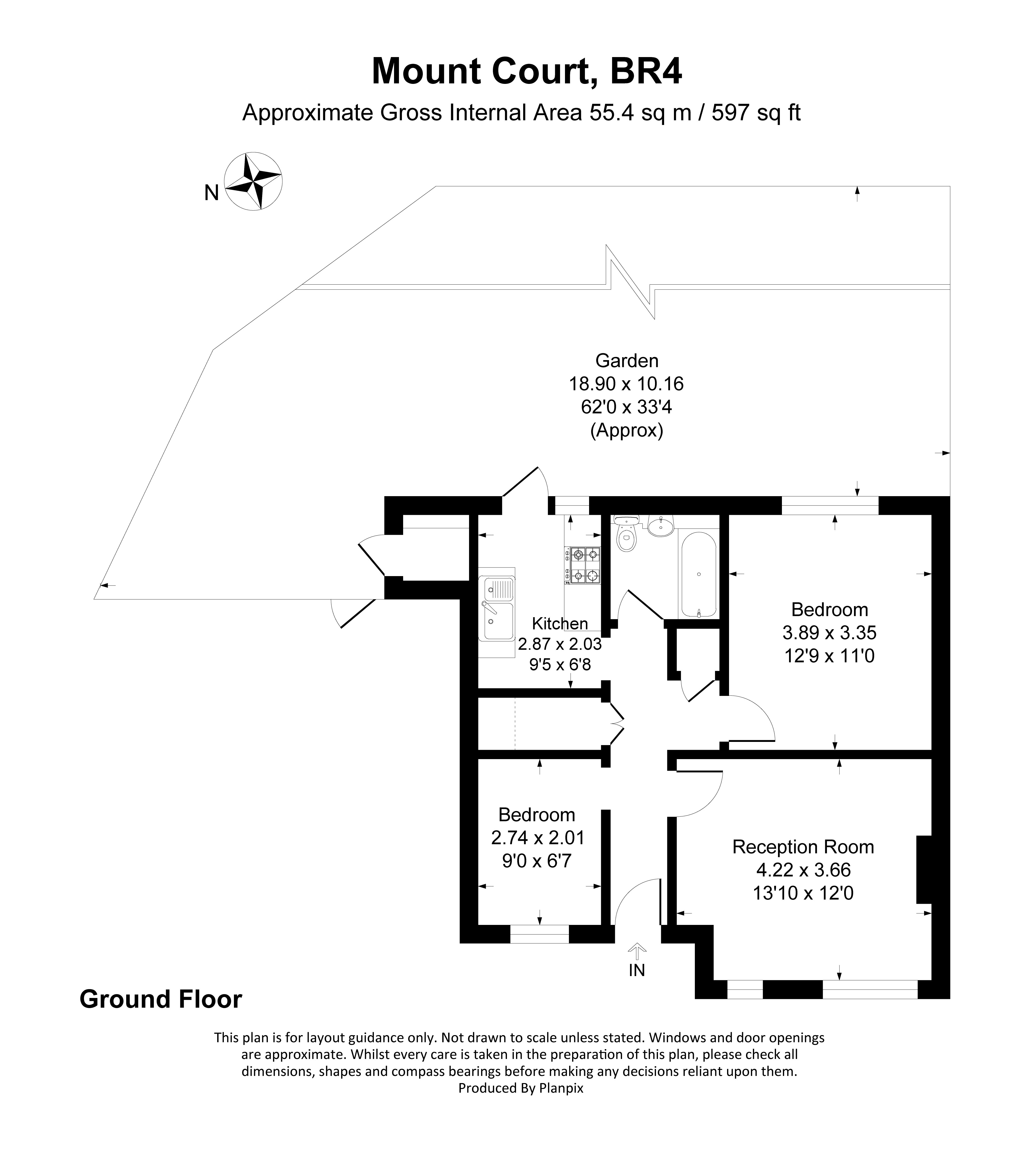 Floorplans For Mount Court, West Wickham, BR4