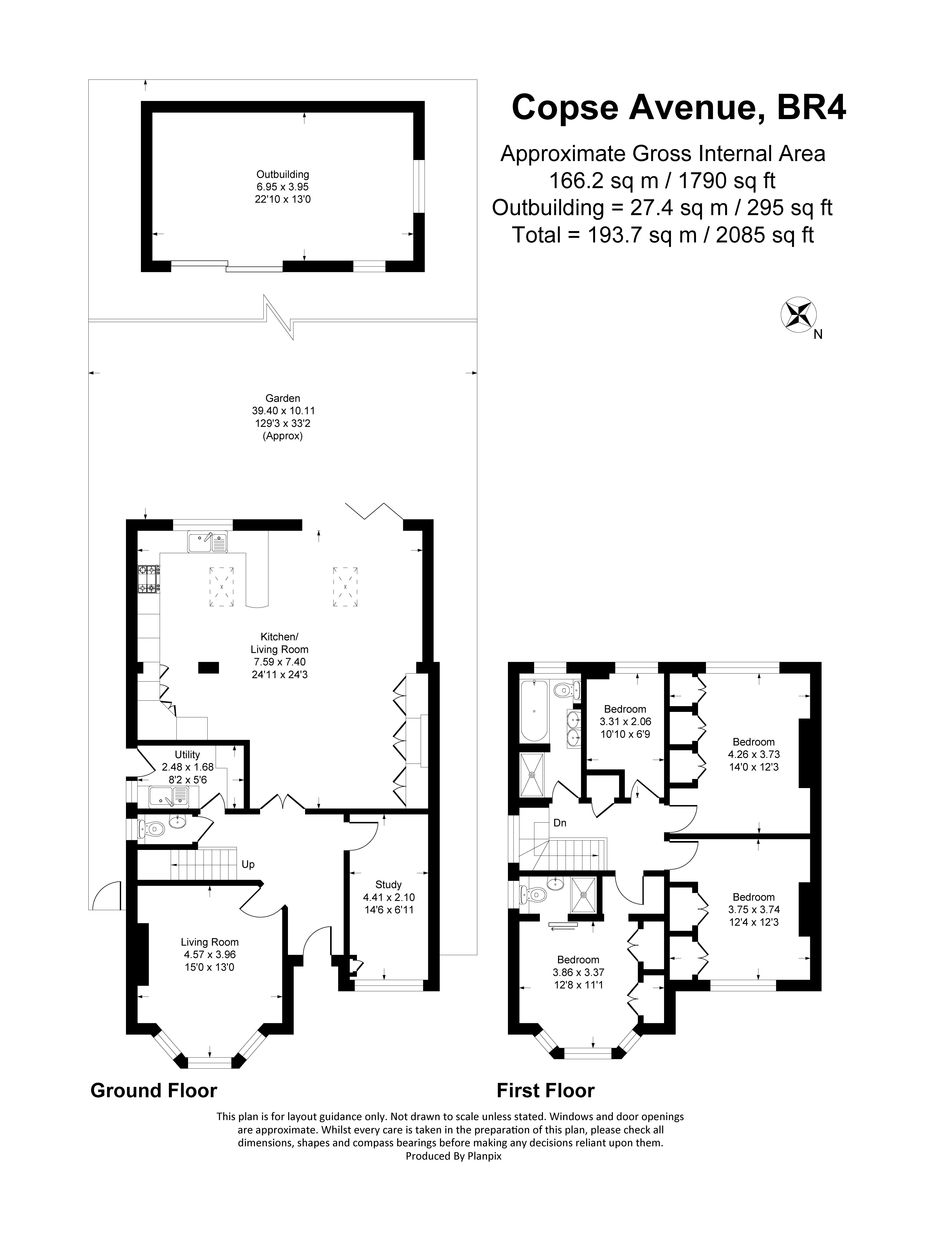 Floorplans For Copse Avenue, West Wickham, BR4