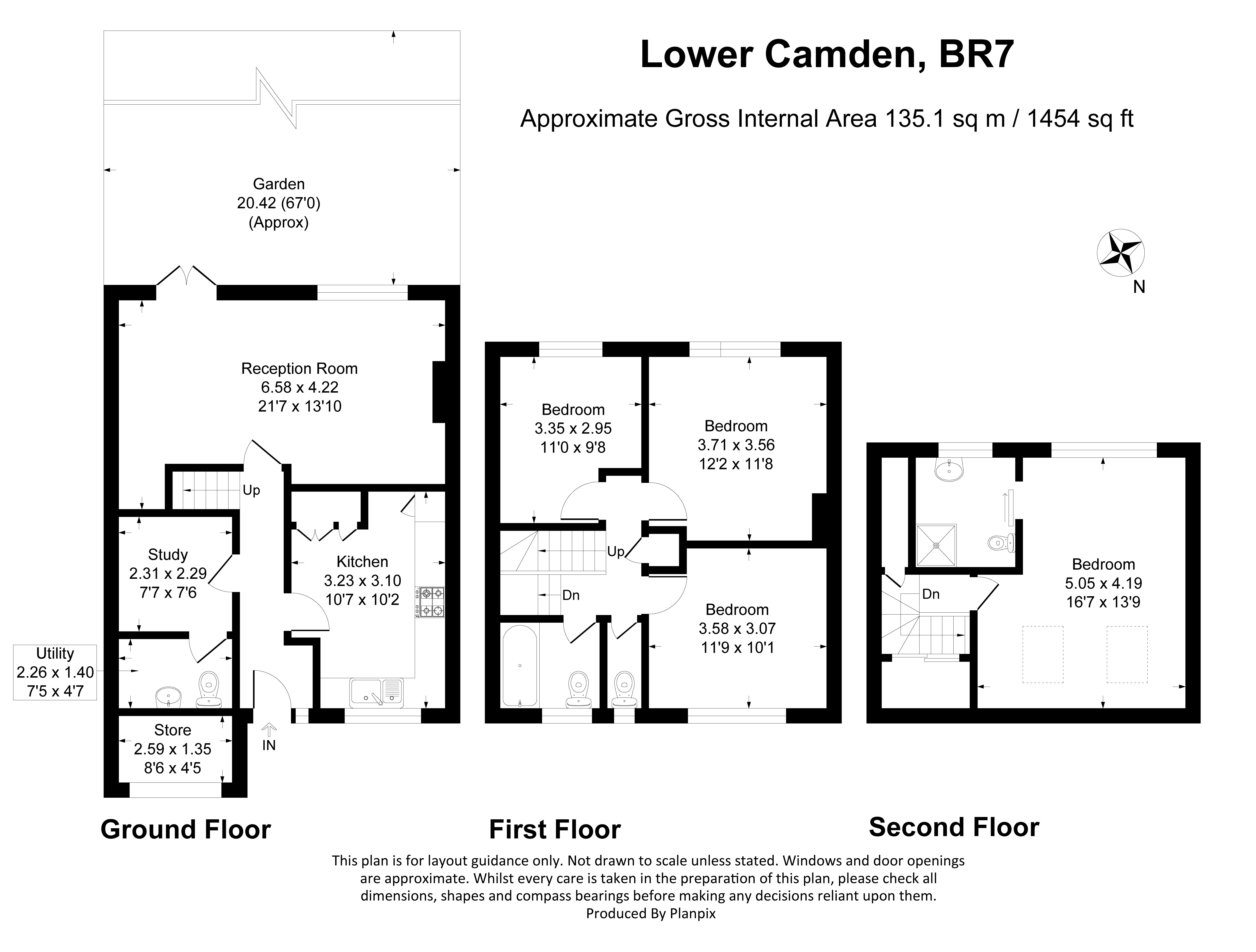 Floorplans For Lower Camden, Chislehurst, BR7