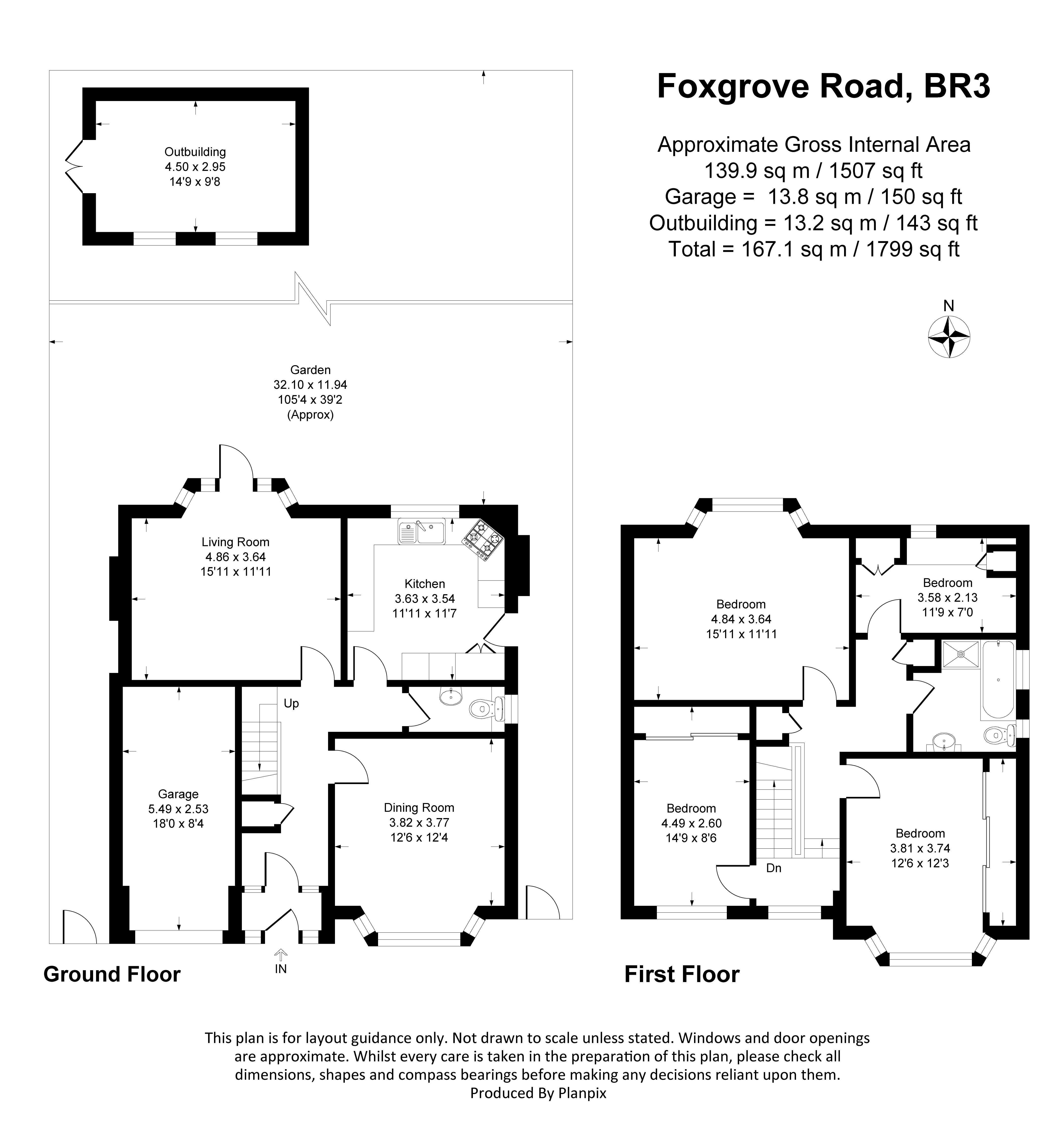 Floorplans For Foxgrove Road, Beckenham, BR3