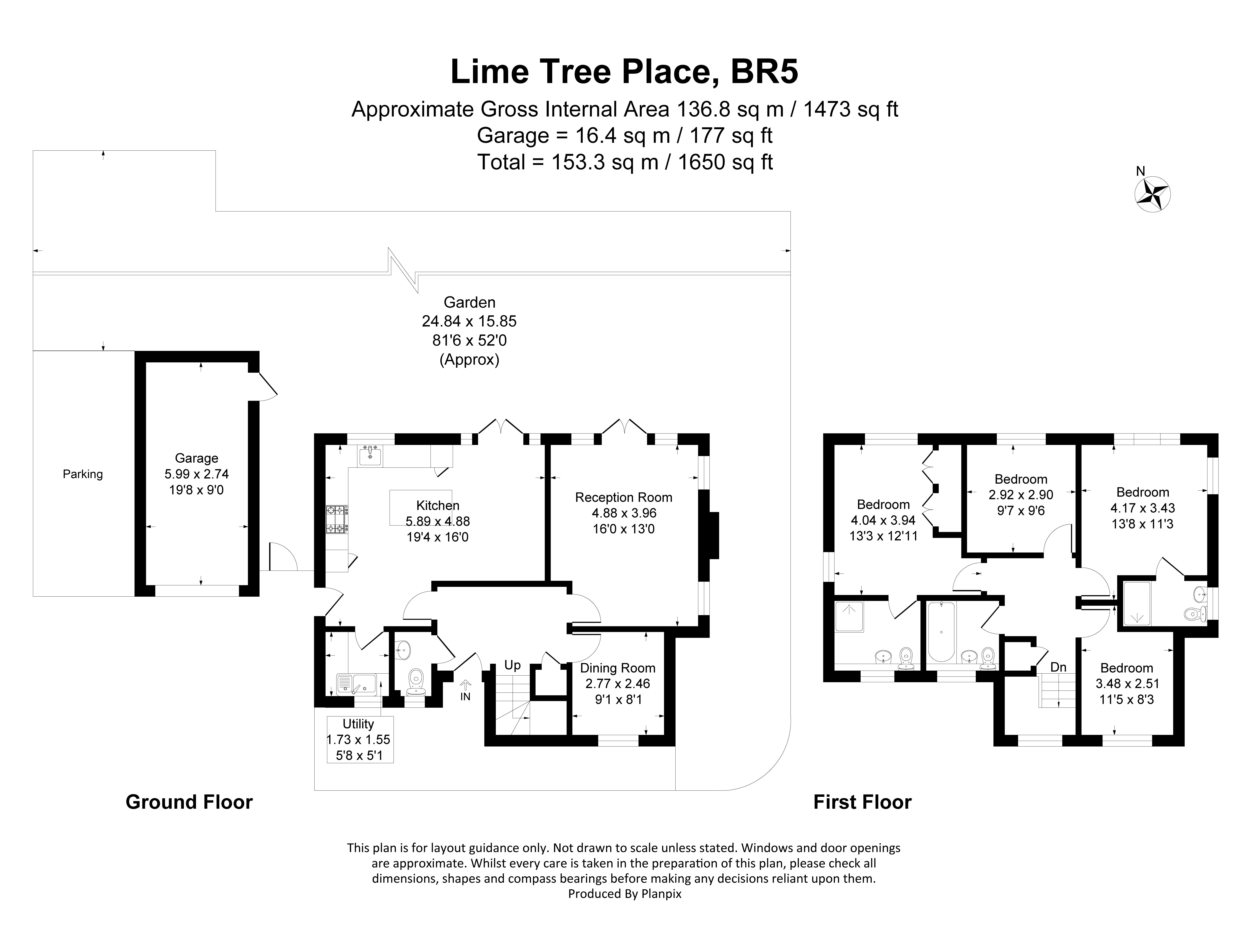 Floorplans For Lime Tree Place, Orpington, BR5