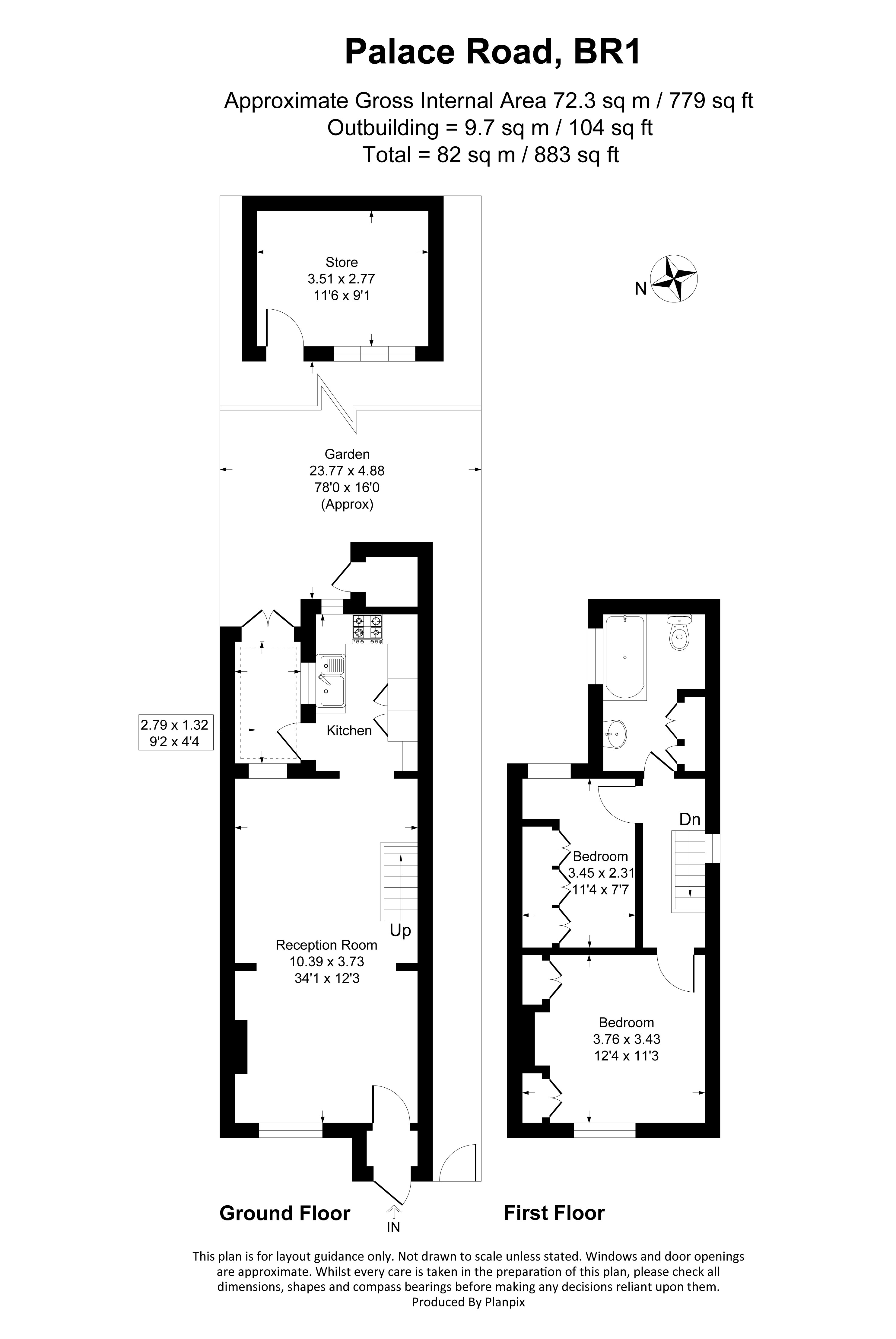 Floorplans For Palace Road, Bromley, BR1