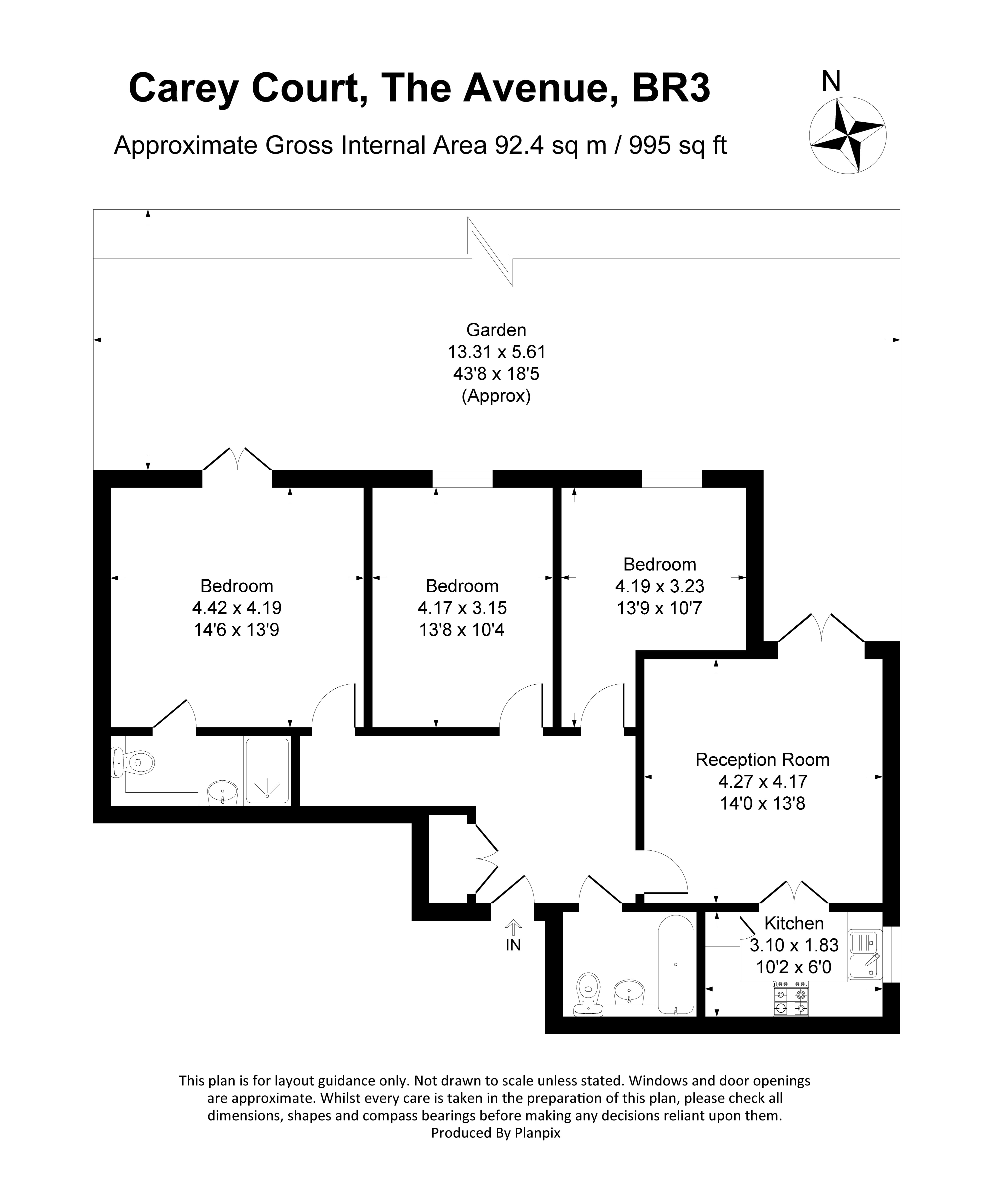 Floorplans For The Avenue, Carey Court, BR3